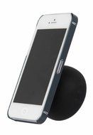 Lanzhid Mushroom Mini Bluetooth Speaker Wireless Waterproof Silicon Suction(Black) N5