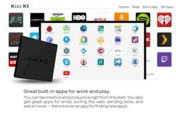 VIGICA Mini MX Android 5.1 TV Box 1GB/8GB Amlogic S905 Quad Core XBMC 15.2 FULL Loaded ADD-ONS Pre-installed Stream... N4