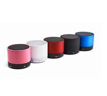 Red Wireless Mini Stereo Portable Bluetooth Aluminum Metal Speakers, Works With iPod iPhone iPad Samsung Galaxy...