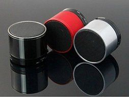 Red Wireless Mini Stereo Portable Bluetooth Aluminum Metal Speakers, Works With iPod iPhone iPad Samsung Galaxy... N2