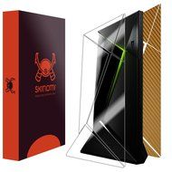 Skinomi TechSkin - NVIDIA Shield TV Gold Carbon Fiber Full Body Skin Protector / Front &amp; Back Wrap / Premium HD...