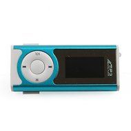 NingB Couple Style Plug-in TF Card Reader MP3 Music Player with LCD Displaying (Rose Red+Blue,2-Pack) N5