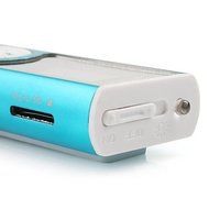 NingB Couple Style Plug-in TF Card Reader MP3 Music Player with LCD Displaying (Rose Red+Blue,2-Pack) N7