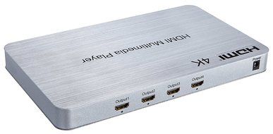 YINGLUN 4 Ways HDMI Media Player with 500G Hard Disk + Remote V1.4 2.0 GHZ 8 core GPU 2G DDR3 Memory Android 4.4... N2