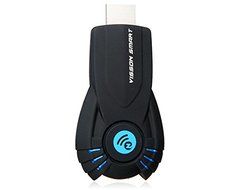 V5II Wireless Display Dongle Wireless Wi-Fi Multimedia Display Dongle with Micro USB (Black) N2