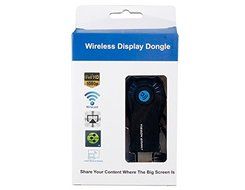 V5II Wireless Display Dongle Wireless Wi-Fi Multimedia Display Dongle with Micro USB (Black) N7