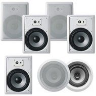 Acoustic Audio CHT-827 2100 Watt In Wall / In Ceiling 8" Home Theater 7.1 Speaker System