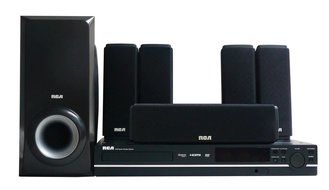 RCA RTD317W Home Theater System with 1080P Upconvert DVD