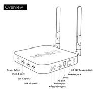 Docooler MINIX NGC-1 Smart TV BOX Windows 10 Mini PC 4GB / 128GB Intel Braswell Fanless 64 Bits 4K Bluetooth 4.2... N5