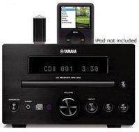 Yamaha Micro Home Theater Receiver Sound System with Integrated iPod Docking Station N5