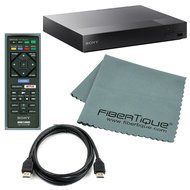 Sony BDP-S3500 Streaming Blu-ray Player with Accessory Bundle Including a Remote, HDMI Cable, and FiberTique Cleaning...