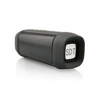Pomelo Best Wireless Bass Speaker, 6W * 2 Output with 5000mAh Power Bank, Black