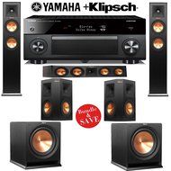 Klipsch RP-260F 5.2 Reference Premiere Home Theater System with Yamaha RX-A2060BL 9.2-Ch A/V Receiver