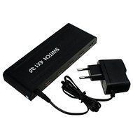 BephaMart 4x1 HDMI Switch HDMI Optical Fiber Coaxial Audio Separator IR Remote Control N4