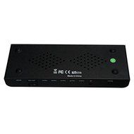 BephaMart 4x1 HDMI Switch HDMI Optical Fiber Coaxial Audio Separator IR Remote Control N6