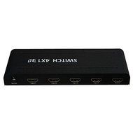 BephaMart 4x1 HDMI Switch HDMI Optical Fiber Coaxial Audio Separator IR Remote Control N7