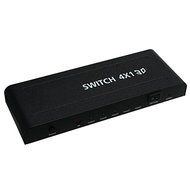 BephaMart 4x1 HDMI Switch HDMI Optical Fiber Coaxial Audio Separator IR Remote Control N8