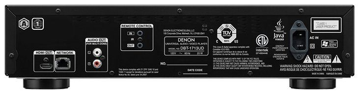 Denon DBT-1713UD 3D Ready Blu-ray disc, DVD, Super Audio CD Player with Networking N2