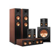 Klipsch RP-250F Home Theater System Bundle (Cherry with Black Surrounds and Subwoofer) with Denon AVR-X2200W