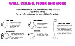 Orb Audio Mini 5.1 Home Theater Speaker System in Pearl White Gloss N6