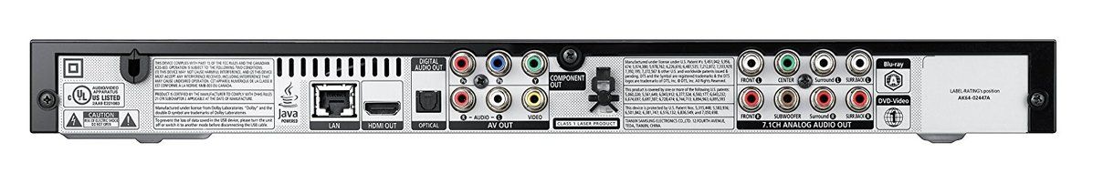 Samsung BD-C6500 1080p Blu-ray Disc Player (2010 Model) N2