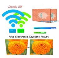 Laser Projector,CRE X3001 DLP Home Theater Wifi Projector Mini Portable 1280x800 Native Resolution Android4.4... N4