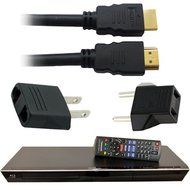 PANASONIC 230 Multi System Blu Ray Disc DVD Player 100~240V 50/60Hz for World-Wide Use - 6 Feet HDMI Cable is...