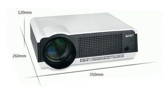 Gowe 1280*800 Full HD 4000Lumen Led LCD Projector Contrast 4000:1 Digital Video Portable Proyector Beamer Android...