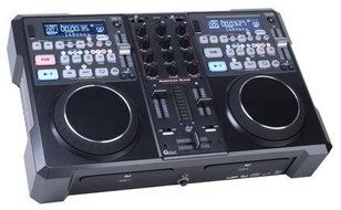 Dual Table Top CD / MP3 Player / Mixer / Midi Controller With Headphones