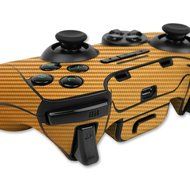 Skinomi TechSkin - Razer Forge TV Gold Carbon Fiber Full Body Skin Protector / Front &amp; Back Wrap / Premium HD... N4