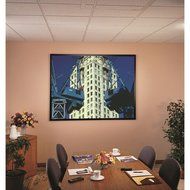 Clarion Pearl White Fixed Frame Projection Screen Viewing Area: 161" diagonal N3