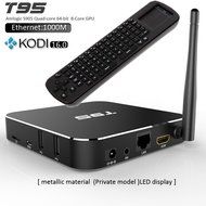 T95 Android TV BOX Amlogic S905 Build Dual Wifi 2.4GHz/5.0GHz Buletotooth 4.0 Streaming Media Player 1GB 8GB KODI...
