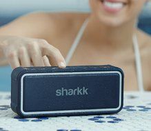 SHARKK MAKO Bluetooth Speaker 20W IP67 Waterproof Speaker with Maxbass Technology and 4400mAh Battery Power Bank... N6