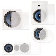 Blue Octave In Wall and In Ceiling 5.1 Home Theater 8" Speaker Set New 2100 Watts RHT835 N2