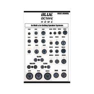 Blue Octave In Wall and In Ceiling 5.1 Home Theater 8" Speaker Set New 2100 Watts RHT835 N5