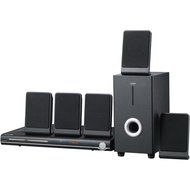 Sylvania Curtis 5.1 Channel Progressive Scan DVD Mini Bookshelf Home Theater Speaker System w/Subwoofer &amp; Remote...