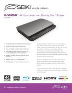 Seiki SR4KP1 Up-Converting Blu Ray Player N4