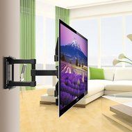 Perlegear Full Motion TV Wall Mount Bracket with Dual Articulating Arm for most 37-70 Inch LED, LCD, OLED, Plasma... N4