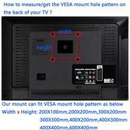 Perlegear Full Motion TV Wall Mount Bracket with Dual Articulating Arm for most 37-70 Inch LED, LCD, OLED, Plasma... N6