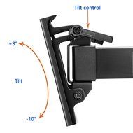 Perlegear Full Motion TV Wall Mount Bracket with Dual Articulating Arm for most 37-70 Inch LED, LCD, OLED, Plasma... N9