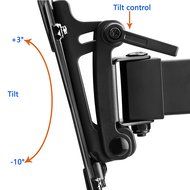 Perlegear Full Motion TV Wall Mount Bracket with Dual Articulating Arm for most 37-70 Inch LED, LCD, OLED, Plasma... N18