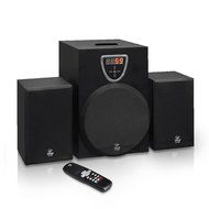 Pyle 2.1 Channel Home Theater Stereo Speaker System for TVs, Laptops, Computers or MP3 Players - Equipped with...