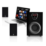 Pyle 2.1 Channel Home Theater Stereo Speaker System for TVs, Laptops, Computers or MP3 Players - Equipped with... N5