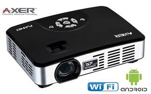 Portable Palm HD LED Projector FHD-4400A W/ Android &amp; WiFi