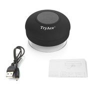 TryAceWireless Bluetooth Waterproof Shower Speaker Bluetooth 3.0 Car Handsfree Speakerphone built in Mic Control... N4