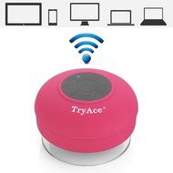 TryAceWireless Bluetooth Waterproof Shower Speaker Bluetooth 3.0 Car Handsfree Speakerphone built in Mic Control... N9