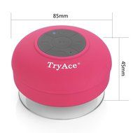 TryAceWireless Bluetooth Waterproof Shower Speaker Bluetooth 3.0 Car Handsfree Speakerphone built in Mic Control... N11