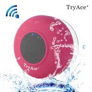 TryAceWireless Bluetooth Waterproof Shower Speaker Bluetooth 3.0 Car Handsfree Speakerphone built in Mic Control... N14