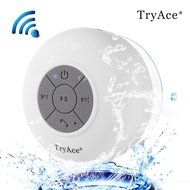 TryAceWireless Bluetooth Waterproof Shower Speaker Bluetooth 3.0 Car Handsfree Speakerphone built in Mic Control... N18