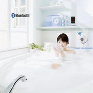 TryAceWireless Bluetooth Waterproof Shower Speaker Bluetooth 3.0 Car Handsfree Speakerphone built in Mic Control... N21